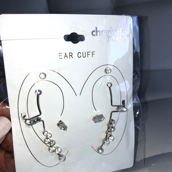 Charlotte Russe Silver Tone Ear Cuffs - Picture 3 of 4